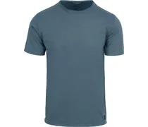 Mc Queen T-shirt Melange Mid Blau