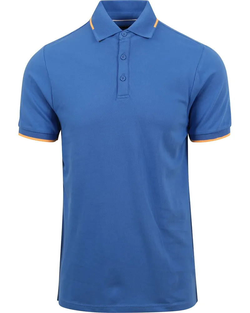 Suitable Fluo B Poloshirt Blau Blau