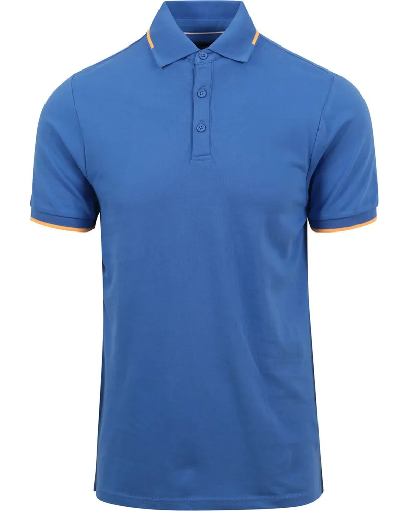 Suitable Fluo B Poloshirt Blau Blau