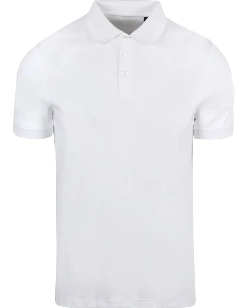 Suitable Liquid Poloshirt Weiß Weiß