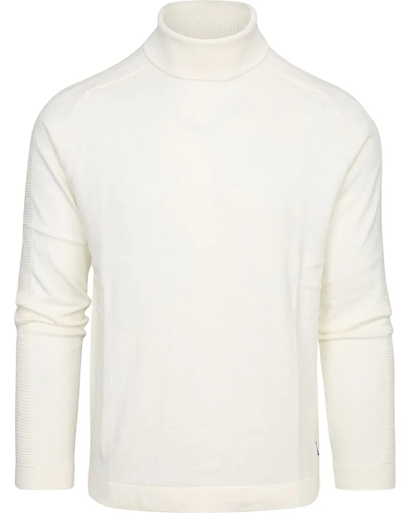 Blue Industry Rollkragenpullover Off White Weiß