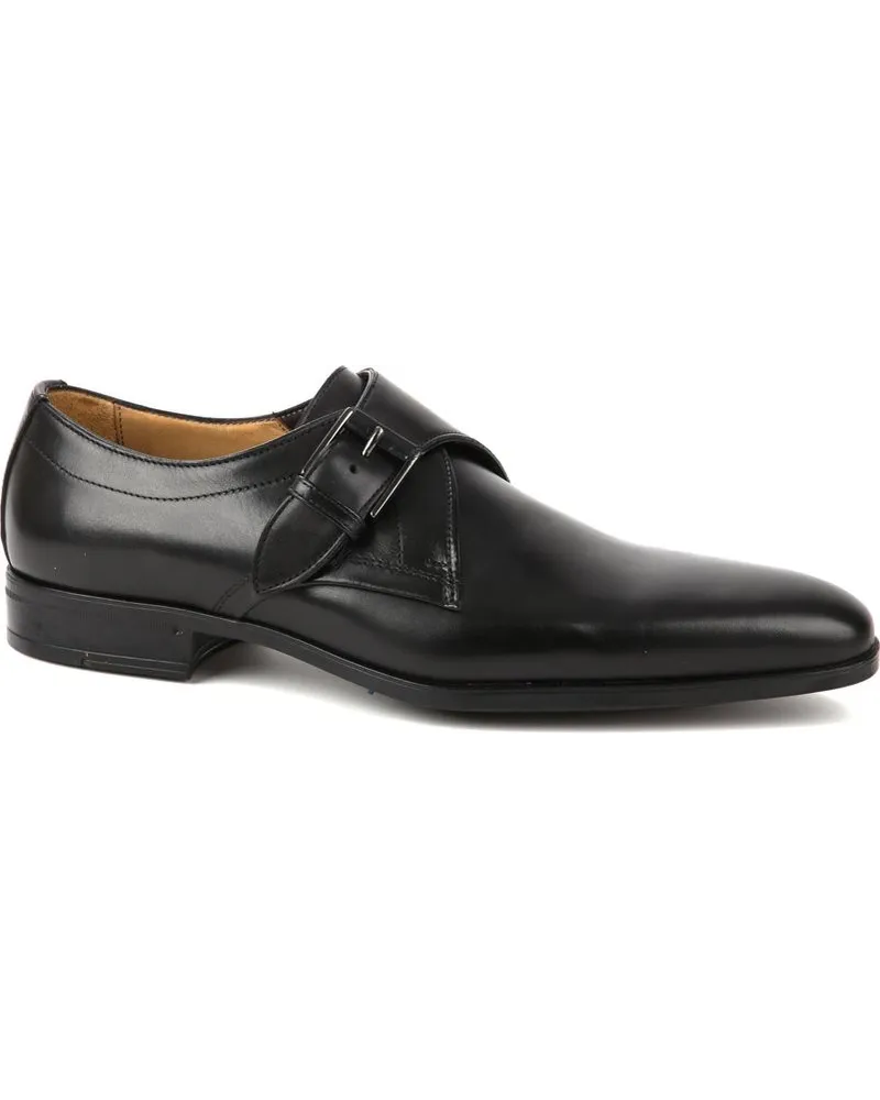 Giorgio Serrano Nero Schuh Monk Strap Schwarz Schwarz