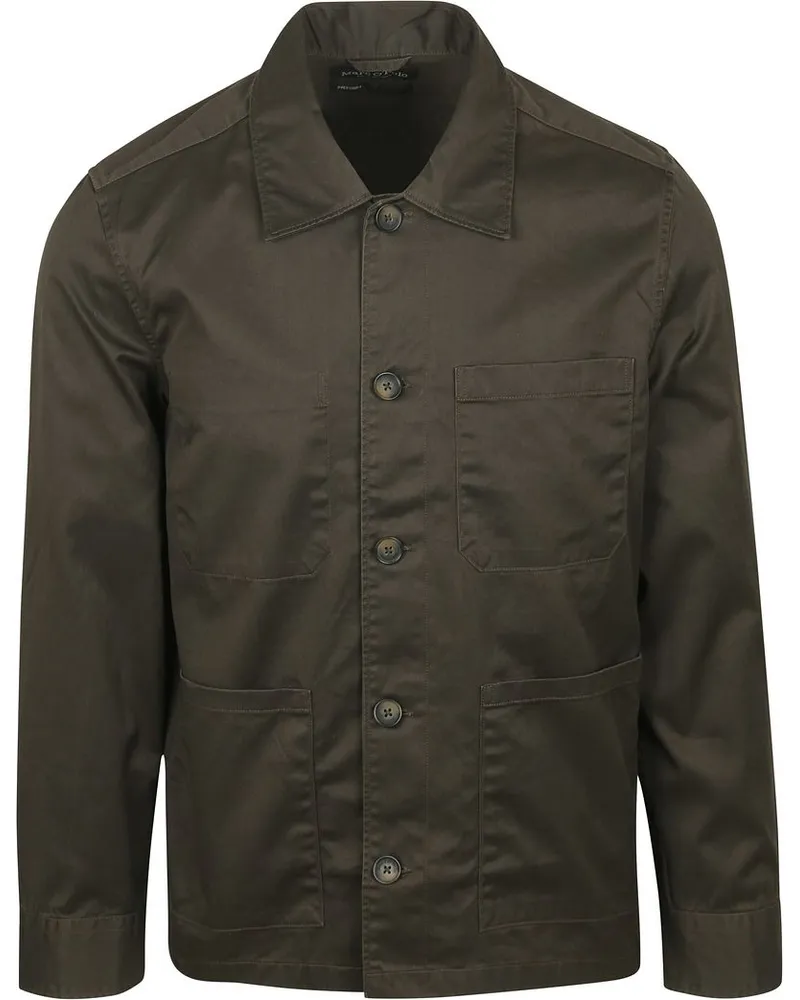 Marc O'Polo Hemdjacke Twill Braun Braun