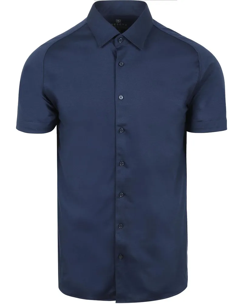 DESOTO Short Sleeve Jersey Hemd Navy Dunkelblau
