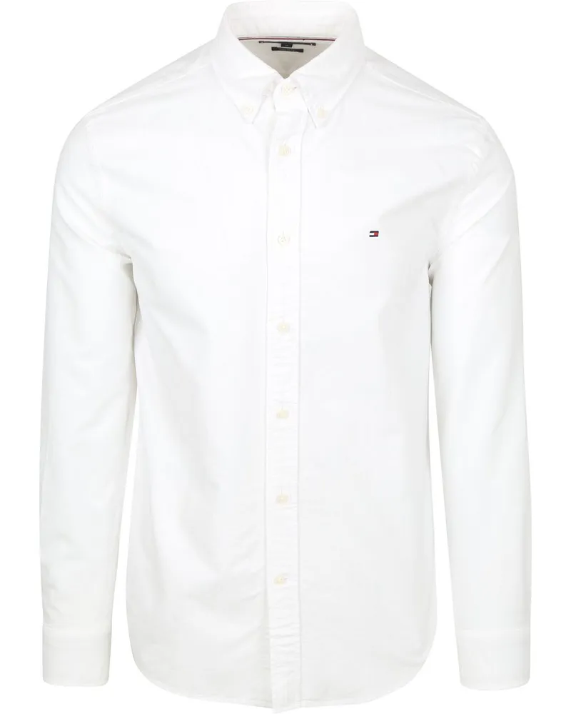 Tommy Hilfiger Oxford Hemd Weiß Weiß