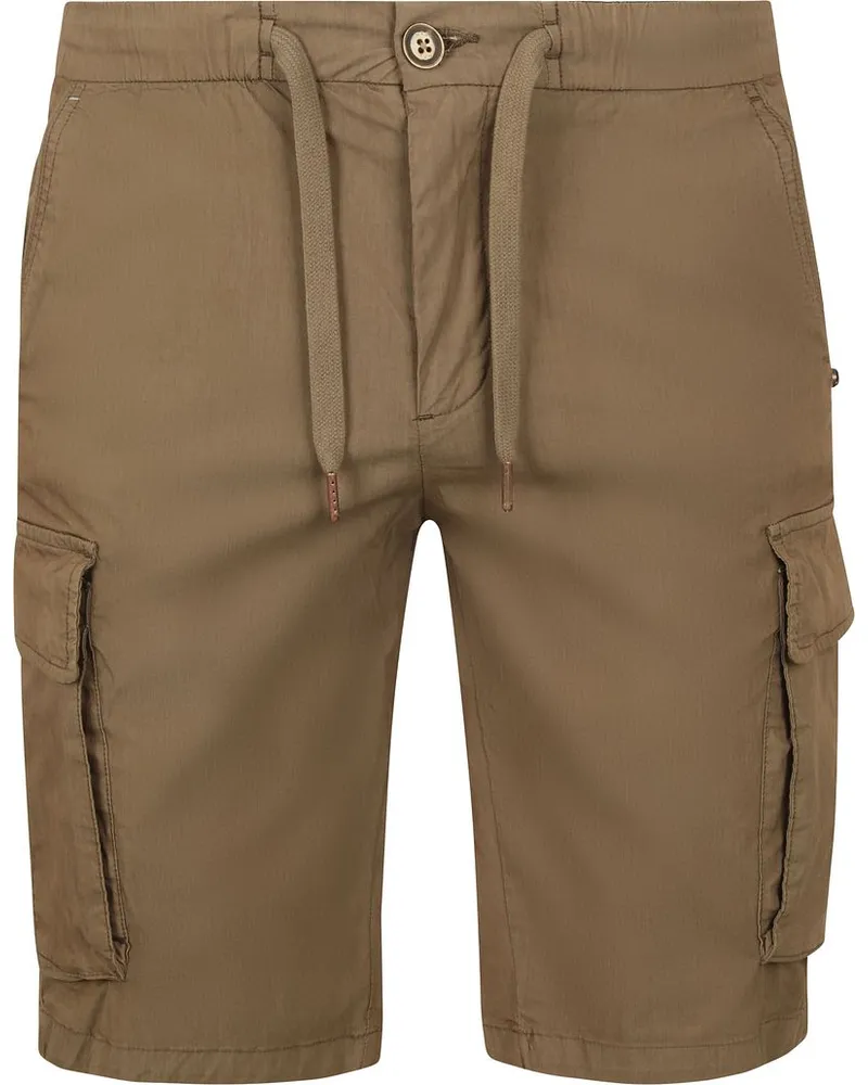 No Excess Short Stretch Cargo Khaki Grün