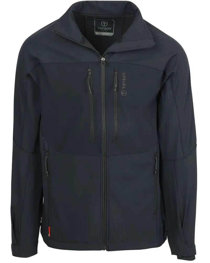 Tenson Softshell Jacke Schwarz Schwarz