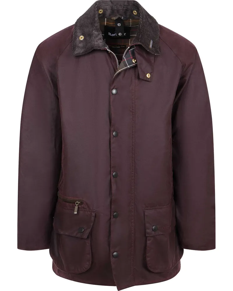 Barbour Icons Wachsjacke Beaufort Bordeaux Rot