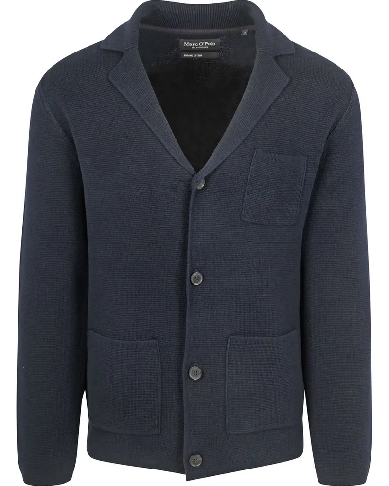 Marc O'Polo Strickjacke Milano Navy Dunkelblau