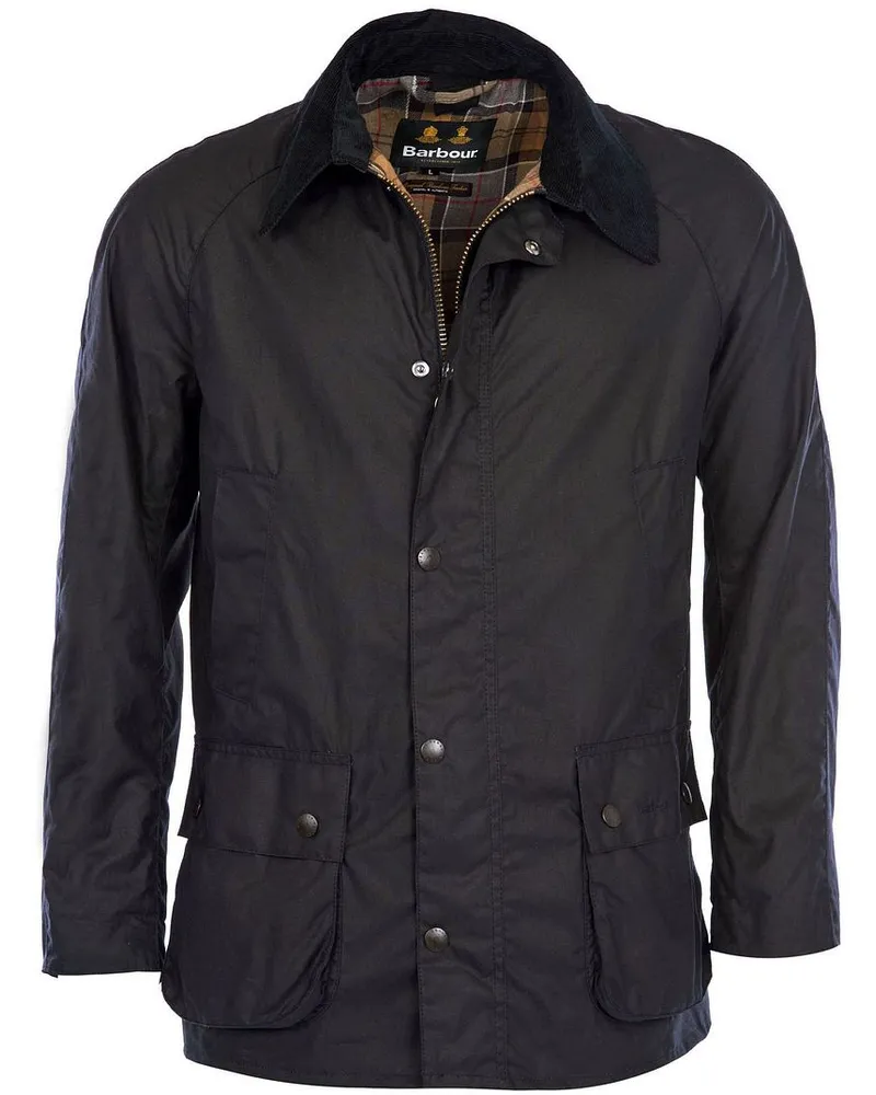 Barbour Ashby Wachsjacke Navy Blau