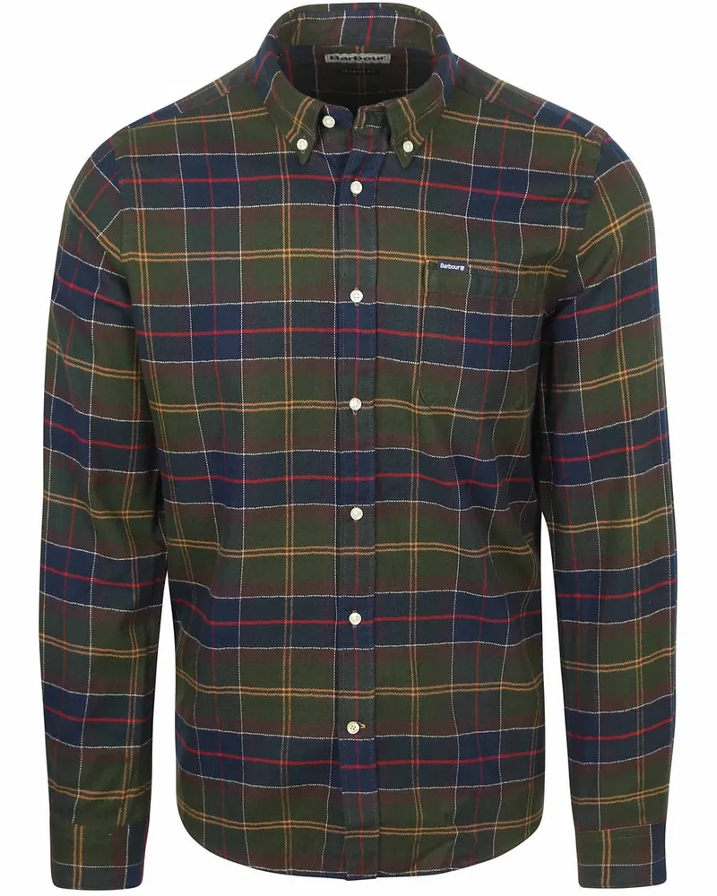 Barbour Kyeloch Hemd Karo Dunkelgrün Dunkelgrün