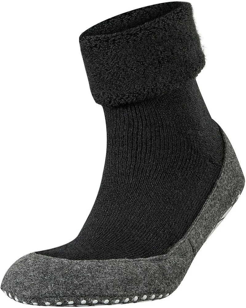 Falke Cosyshoe Hausschuhe Schwarz Schwarz