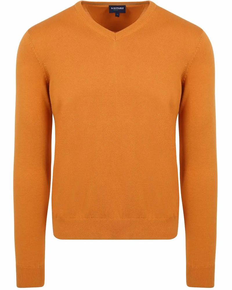 Suitable Respect Bio-Baumwolle Pullover Vinir Orange Orange