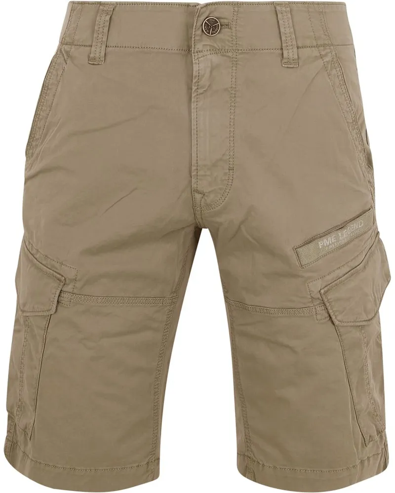 PME Legend Nordrop Cargo Shorts Beige Khaki