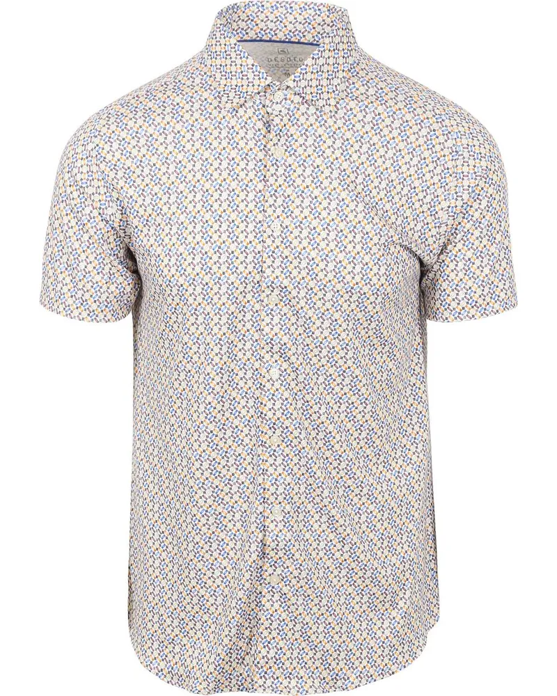 DESOTO Short Sleeve Jersey Hemd Print Multicolor Multicolour