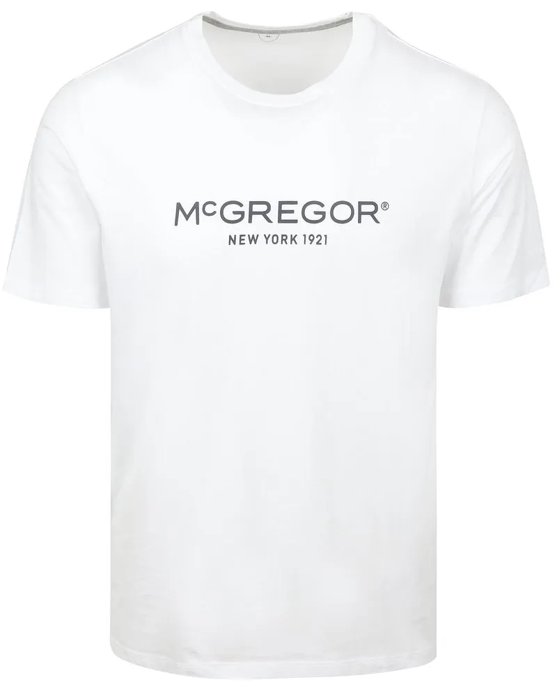 McGregor Essential T-Shirt Logo Weiß Weiß
