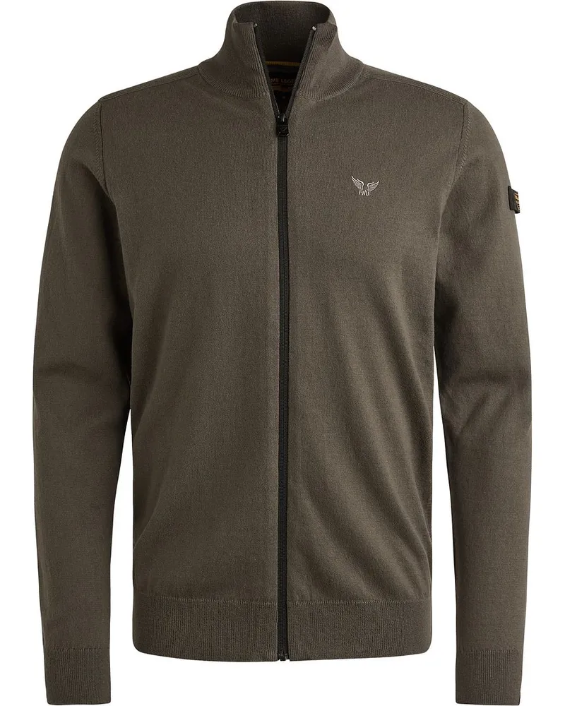 PME Legend Strickjacke Beluga Anthrazit