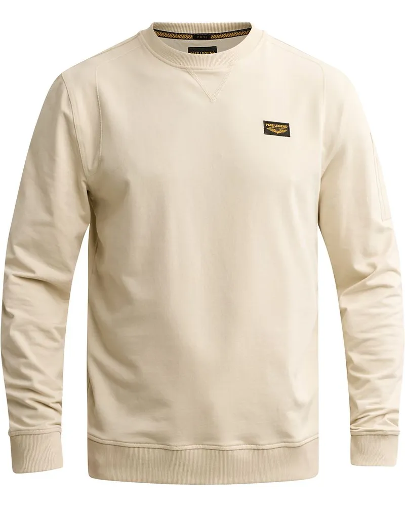 PME Legend American Classic Sweater Bone White Wollweiß