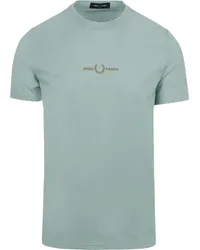 Fred Perry T-Shirt M4580 Hellblau Hellblau