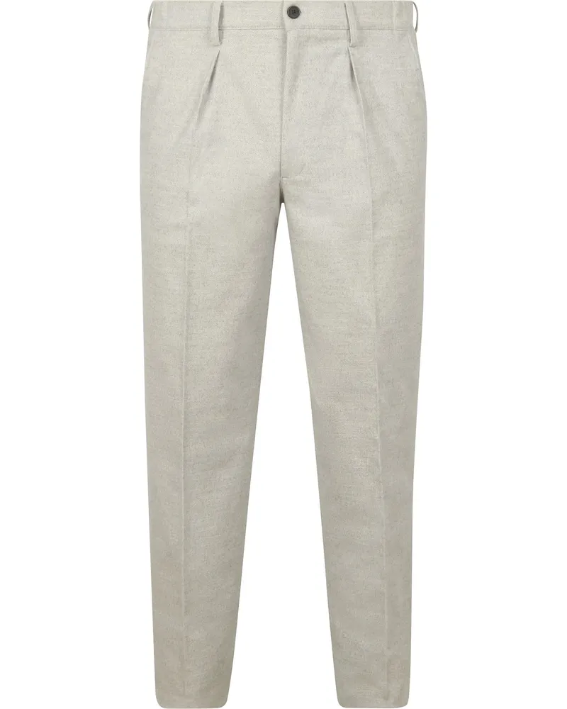 Profuomo Chino Flanell Grau Grau