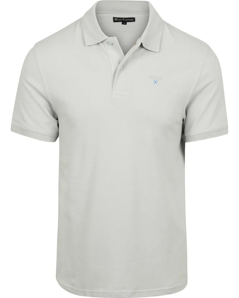 Barbour Pique Poloshirt Haze Blau Hellblau