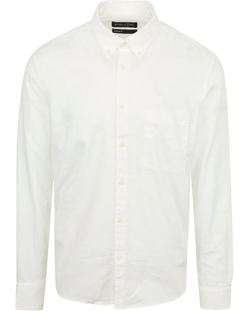 Marc O'Polo Hemd Off-White Weiß