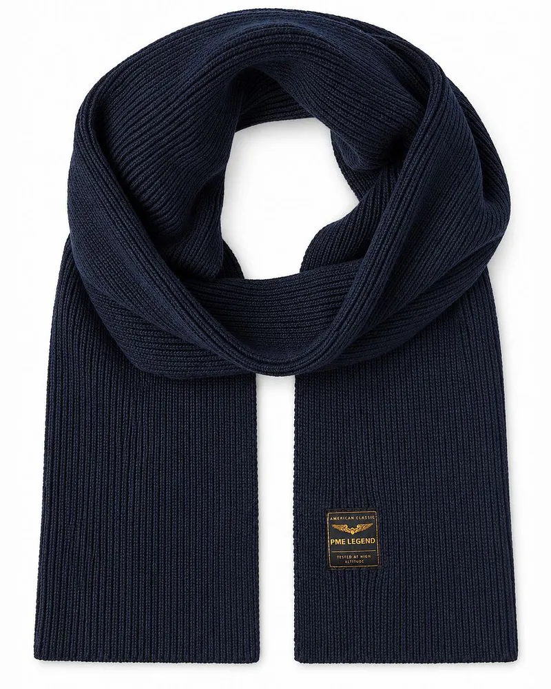 PME Legend Schal Navy Dunkelblau