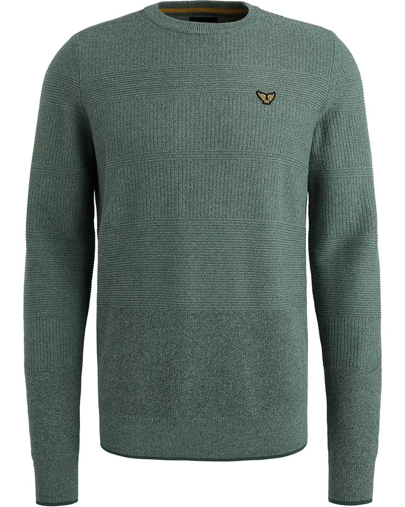 PME Legend Structure Pullover Melange Stargazer Blau