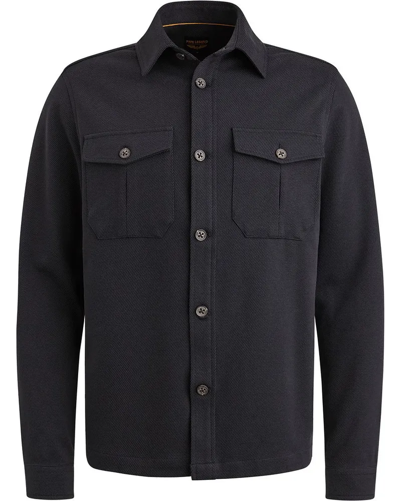 PME Legend Hemdjacke Comfort Heavy Twill Navy Dunkelblau