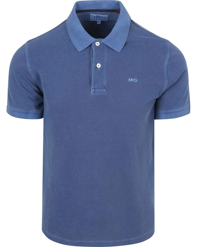 McGregor Piqué Poloshirt Medium Blau Dunkelblau