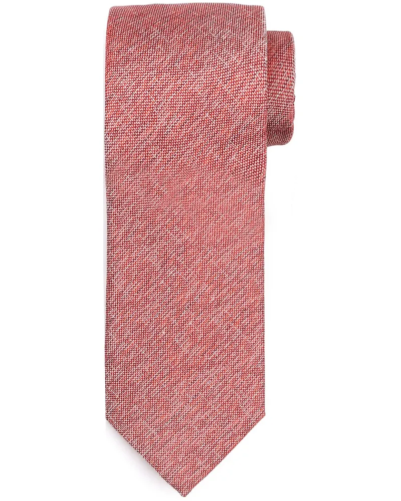 Suitable Seide Krawatte Korallenrot Rot