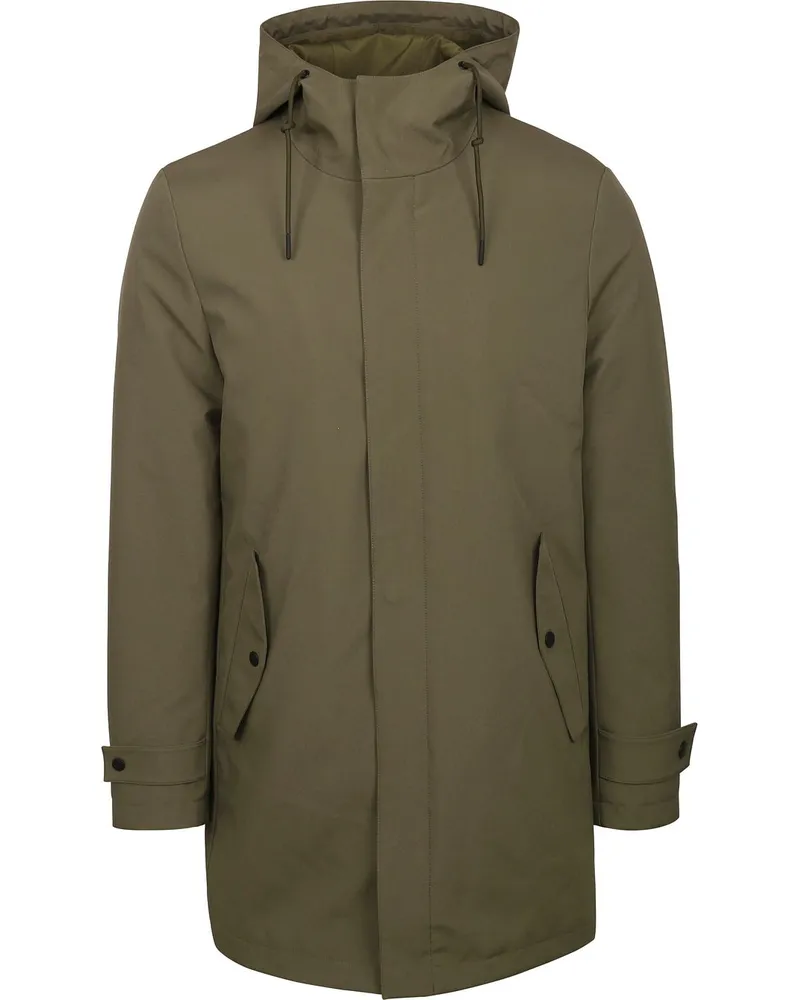 Suitable Jacke Hood Tech Olivgrün Grün