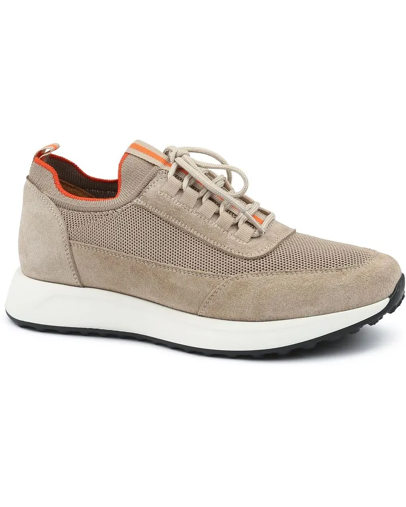 Suitable Sneaker Suede Beige Beige