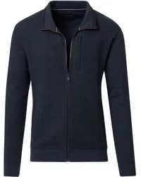 CasaModa Strickjacke Zip Navy Dunkelblau