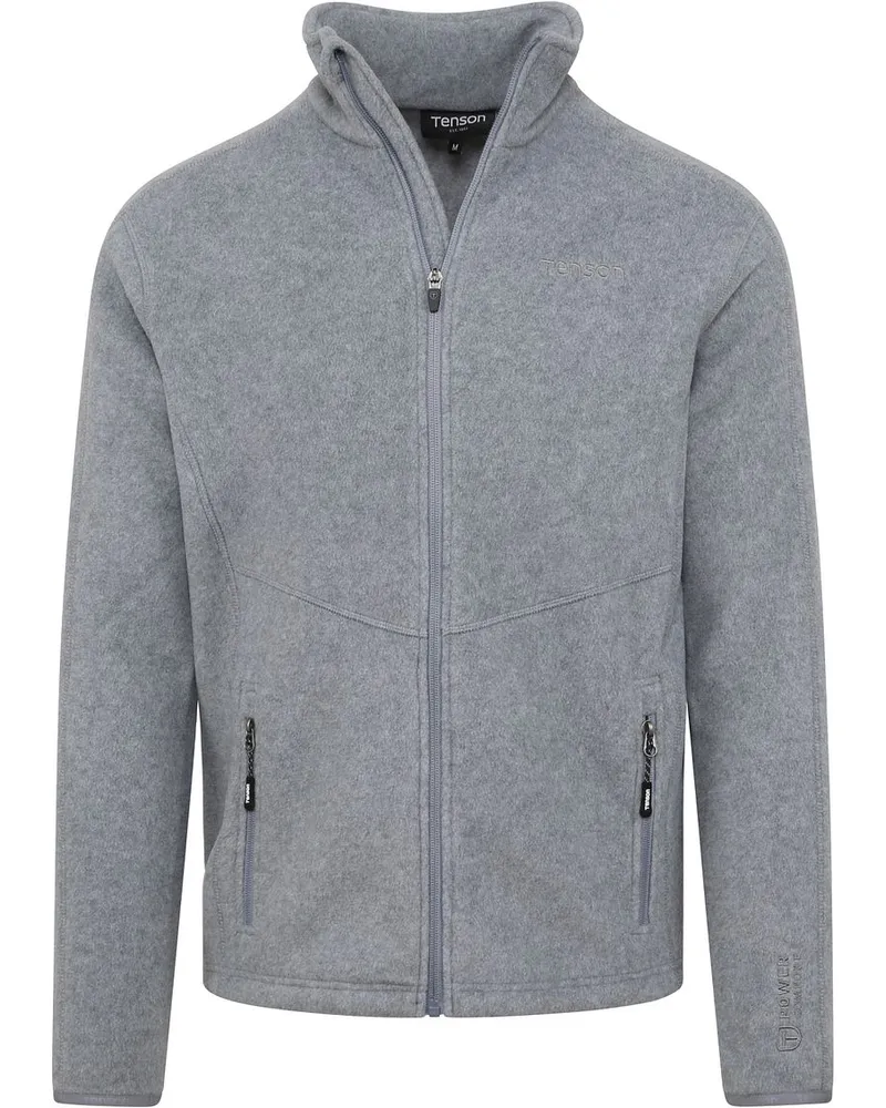 Tenson Fleece Jacke Miracle Taupe Grau