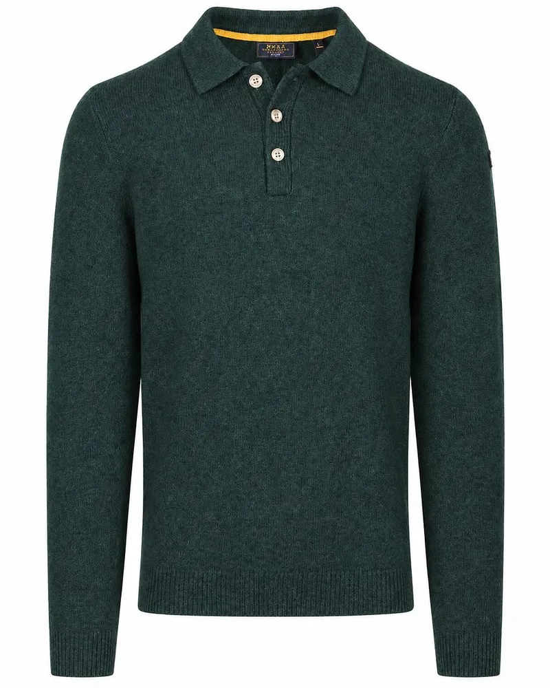 New Zealand Auckland NZA) Pullover Dobson Wollmischung Dunkelgrün Dunkelgrün