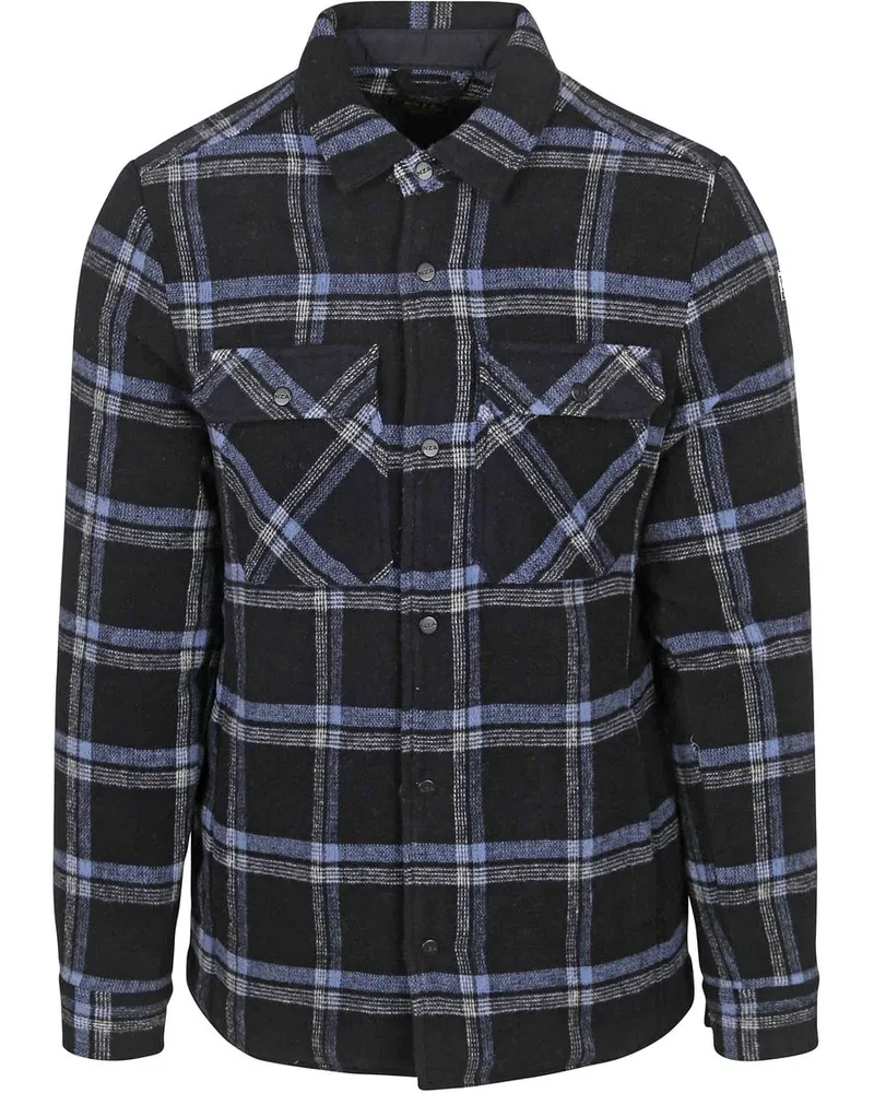 New Zealand Auckland NZA) Hemdjacke Alex Wool Mix Navy Dunkelblau