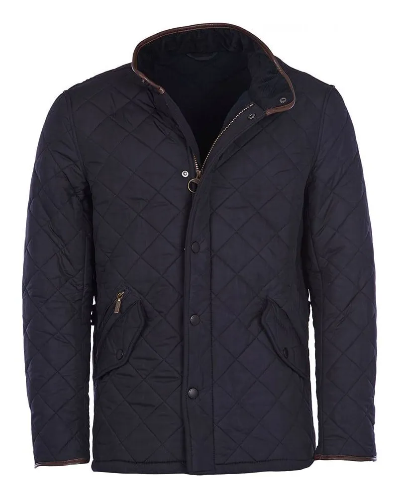 Barbour Quilted Jacke Powell Navy Blau