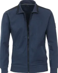 CasaModa Sport Strickjacke Zip Blau Indigo Dunkelblau