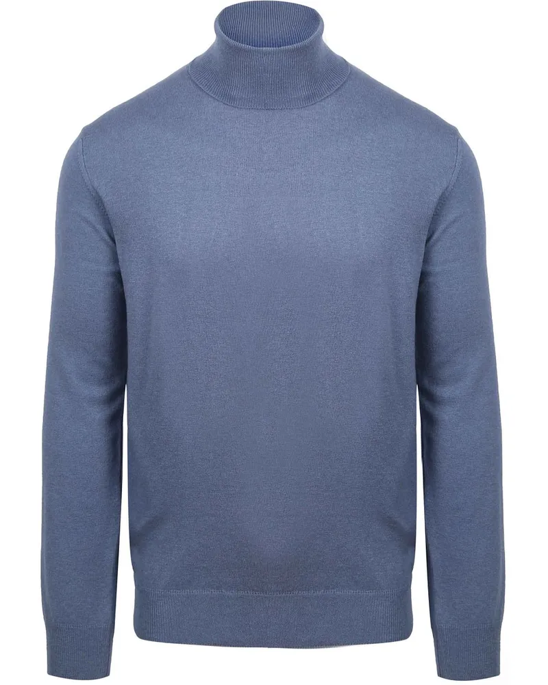 Suitable Ecotec Rollkragenpullover Hellblau Blau