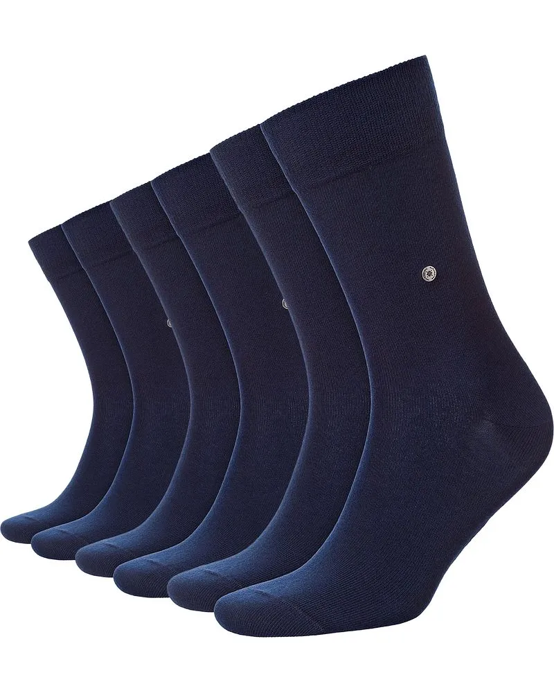 Burlington Uni Navy 6Pack Blau