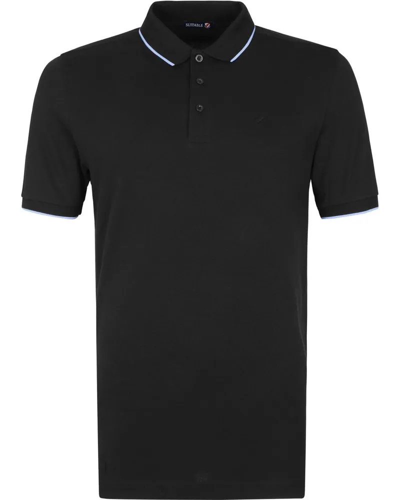 Suitable Poloshirt Tip Ferry Schwarz Schwarz