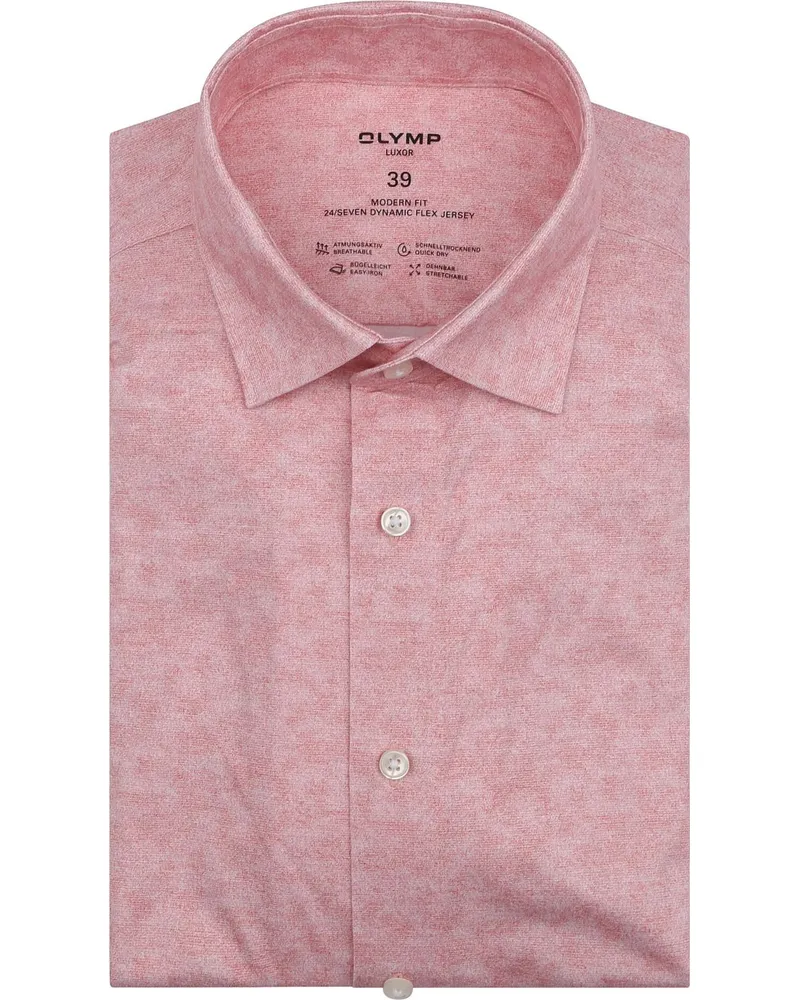Olymp Luxor Hemd Stretch Rosa Pink