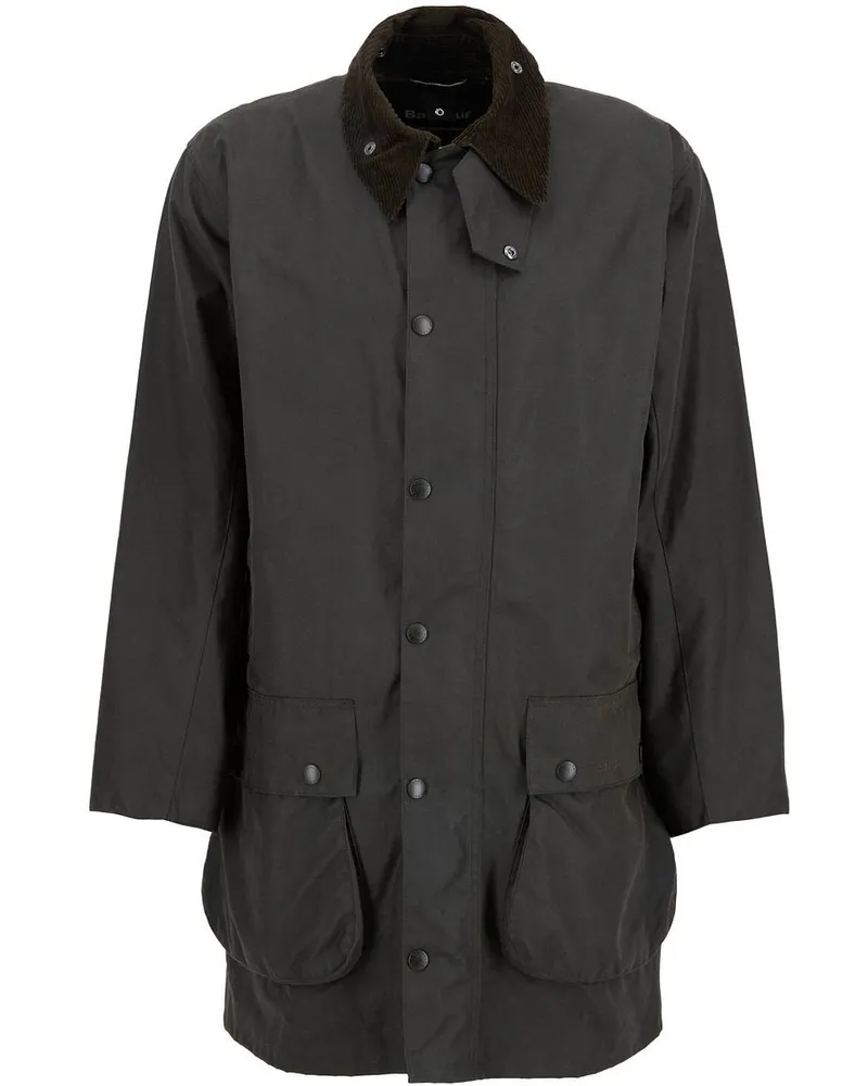 Barbour Northumbria Wachsjacke Grün Grün