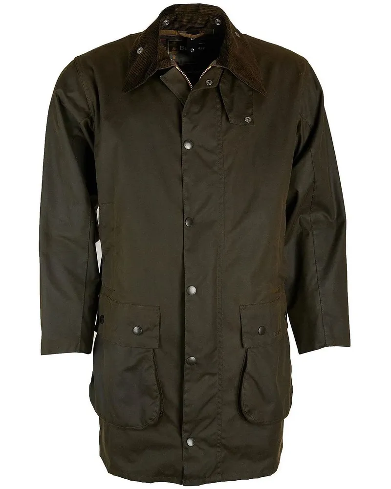 Barbour Northumbria Wachsjacke Grün Grün
