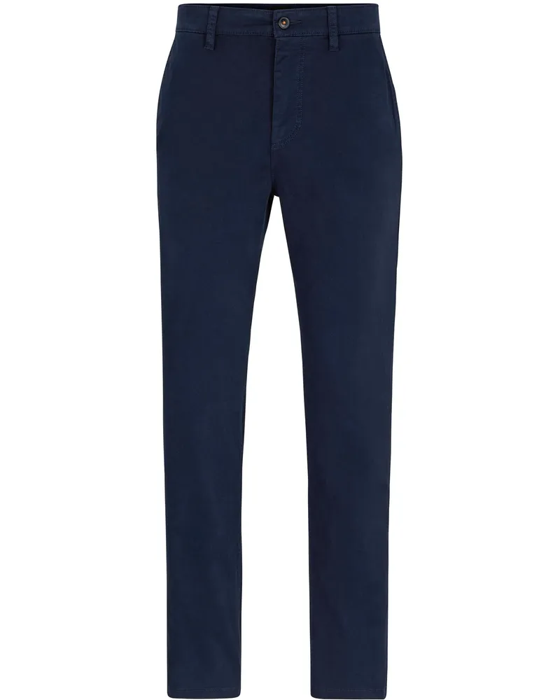 HUGO BOSS Satin Chino Navy Dunkelblau