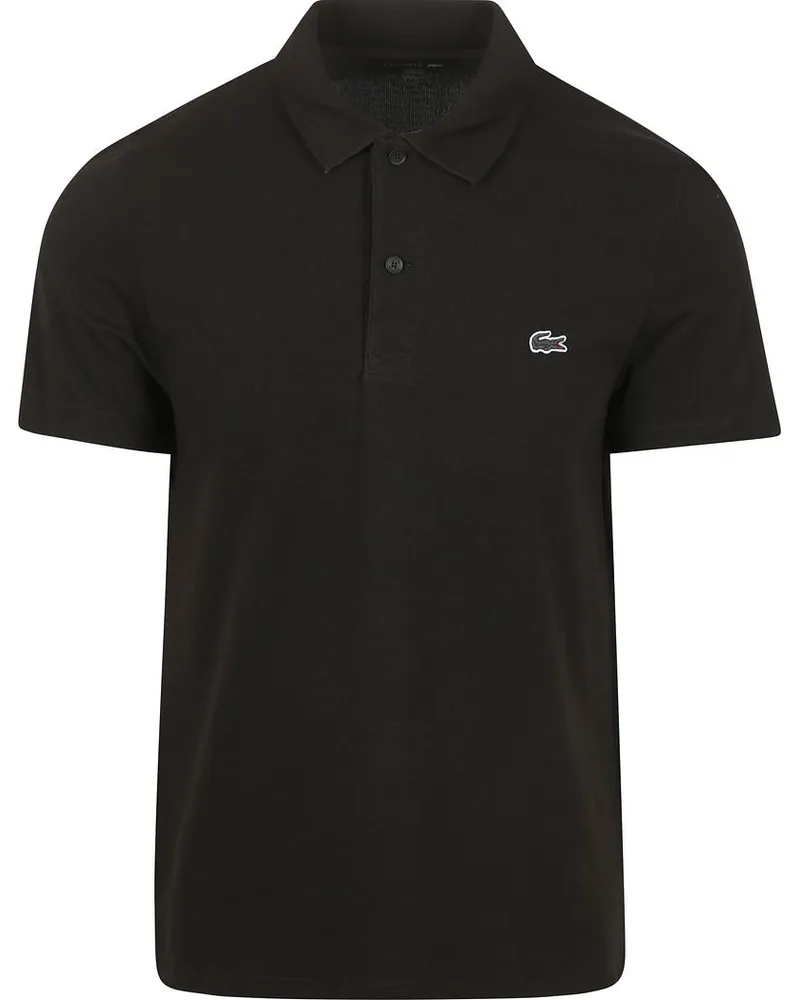 Lacoste Poloshirt Breathable Schwarz Schwarz