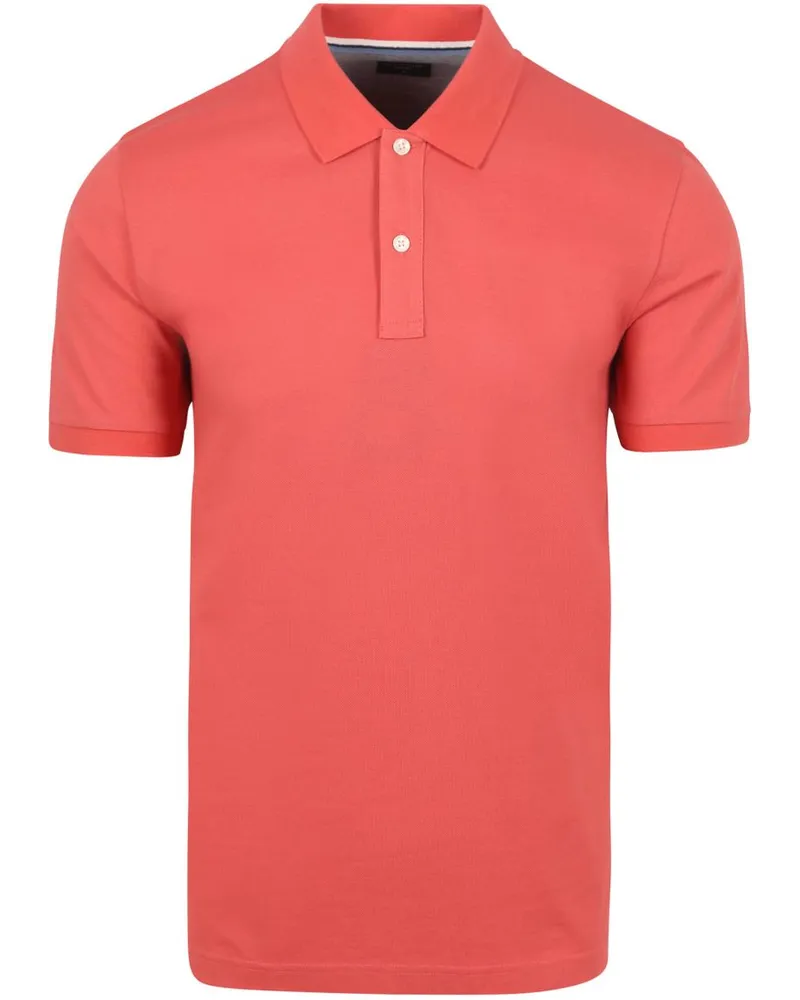 Olymp Poloshirt Piqué Rot Rot