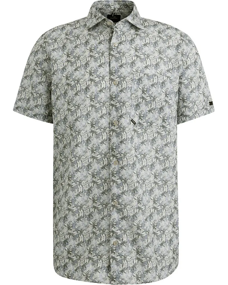 Vanguard Short Sleeve Hemd Print Blau Grün Multicolour
