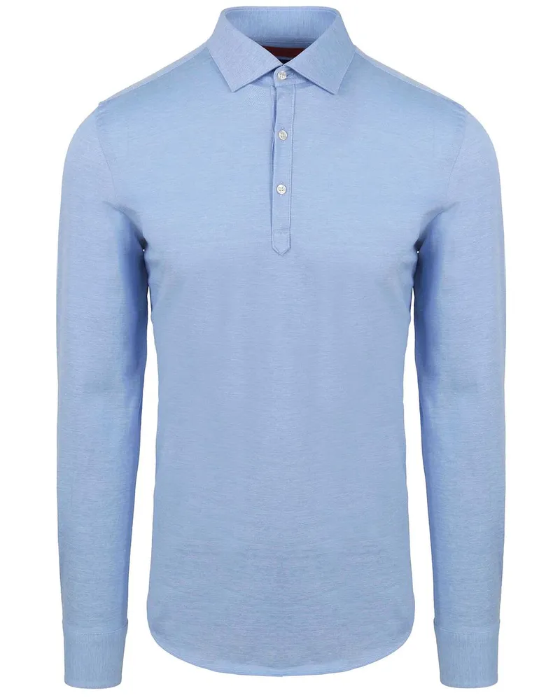 Suitable Camicia Poloshirt Hellblau Hellblau